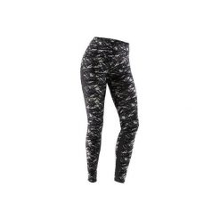 Legginsy Gym & Pilates 520 damskie. Czarne legginsy DOMYOS, l, bez wzorów, z bawełny. W wyprzedaży za 54.99 zł.