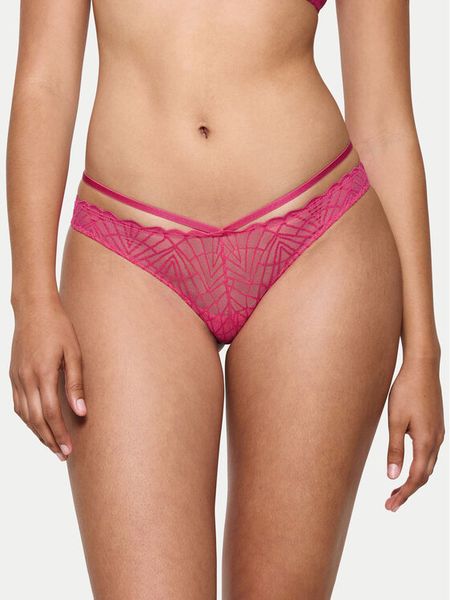 Triumph Stringi That Night In Vegas 10224867 Różowy. Czerwone stringi Triumph, bez wzorów, z syntetyku. Za 69.99 zł.