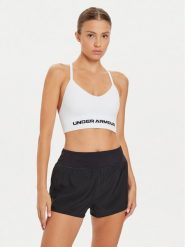 Under Armour Biustonosz sportowy UA Vanish 1384417 Biały. Białe koszulki sportowe Under Armour, bez wzorów, z syntetyku, bez ramiączek, na jogę i pilates. Za 119.99 zł.
