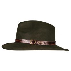 Kapelusz wełniany, składany HORKA. Brązowe kapelusze Horka, bez wzorów, z wełny. Za 321.00 zł.