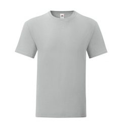 Kultowa Koszulka Unisex Dla Dorosłych. Szare bluzki FRUIT OF THE LOOM, s, bez wzorów, sportowe, bez kołnierzyka, bez ramiączek. Za 33.99 zł.