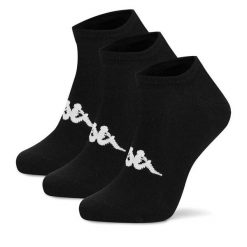 Skarpety krótkie Kappa. Czarne skarpety Kappa, bez wzorów. Za 24.99 zł.