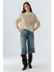 Oui Sweter w kolorze karmelowo-kremowym rozmiar: 36. Brązowe swetry Oui, bez wzorów, z wełny, bez ramiączek. Za 360.17 zł.