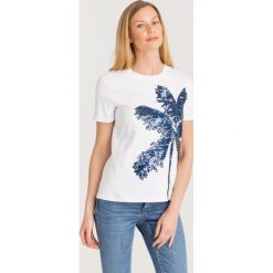 T-SHIRT GIULIVA Sportmax Code. Białe t-shirty Sportmax Code, l, z aplikacjami, z bawełny, bez kołnierzyka, bez ramiączek. Za 317.40 zł.