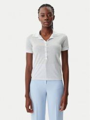 Patrizia Pepe Sweter 8K0279/K128-W180 Srebrny Regular Fit. Szare swetry Patrizia Pepe, bez wzorów, z syntetyku, bez ramiączek. Za 489.99 zł.