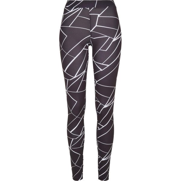 Legginsy damskie Urban Classics aop. Czarne legginsy Urban Classics, bez wzorów. Za 149.50 zł.