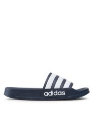 Adidas Klapki Adilette Shower GZ5920 Granatowy. Niebieskie klapki Adidas, bez wzorów, z tworzywa sztucznego, bez obcasa. Za 89.99 zł.