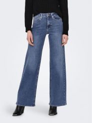 ONLY Jeansy Madison 15282980 Niebieski Wide Leg. Niebieskie jeansy Only, l, bez wzorów. Za 209.99 zł.