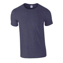 Koszulka Softstyle Dla Dorosłych Unisex. Niebieskie bluzki GILDAN, xl, bez wzorów, sportowe, bez kołnierzyka, bez ramiączek. Za 48.99 zł.