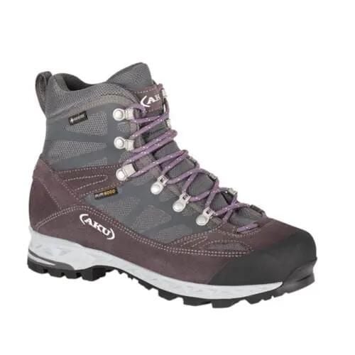 Buty trekkingowe damskie Aku 847568. Szare trekkingi Aku, z gore-texu, za kostkę, trekkingowe. Za 599.00 zł.