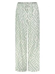 Eight2Nine Spodnie w kolorze zielono-kremowym rozmiar: L. Zielone spodnie materiałowe Eight2Nine, na co dzień, l, bez wzorów, z materiału. Za 82.99 zł.