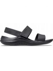 Crocs Sandały "LiteRide 360" w kolorze czarnym rozmiar: 36/37. Czarne sandały Crocs, bez wzorów, klasyczne, z otwartym noskiem, bez obcasa, bez zapięcia. Za 110.04 zł.
