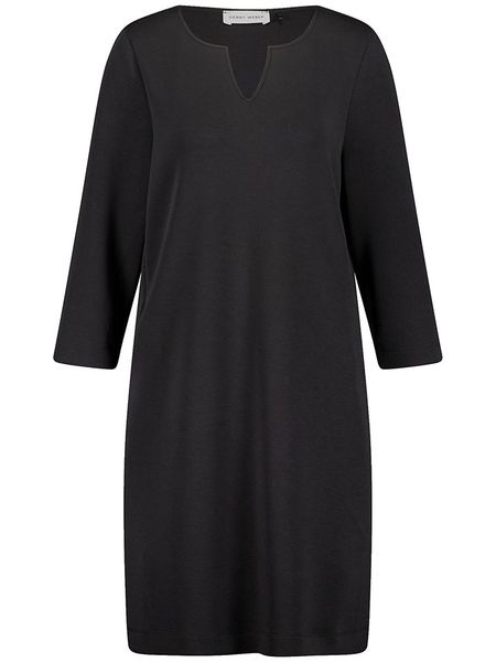 Gerry Weber Sukienka w kolorze czarnym rozmiar: 36. Czarne sukienki Gerry Weber, na co dzień, bez wzorów, bez kołnierzyka, bez ramiączek, midi, proste. Za 154.07 zł.