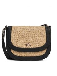 DeeZee Torebka BAG-4 Czarny. Czarne listonoszki DeeZee, bez wzorów, z materiału, bez dodatków. Za 119.99 zł.