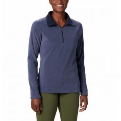 Bluza sportowa damska Columbia Glacial IV. Niebieskie bluzy sportowe Columbia, m, bez wzorów, z materiału, bez kaptura. Za 99.99 zł.