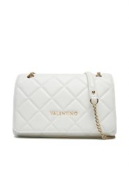 Valentino Torebka Ocarina VBS3KK02R Biały. Białe torebki klasyczne Valentino, bez wzorów, ze skóry, bez dodatków. Za 449.99 zł.