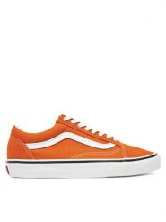 Vans Tenisówki Old Skool VN000D6W52K1 Pomarańczowy. Brązowe trampki Vans, bez wzorów, ze skóry, bez zapięcia. Za 329.99 zł.