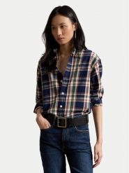 Polo Ralph Lauren Koszula 211971515502 Granatowy Relaxed Fit. Niebieskie koszule Polo Ralph Lauren, xxl, bez wzorów, z bawełny, bez kołnierzyka, bez ramiączek. Za 989.99 zł.
