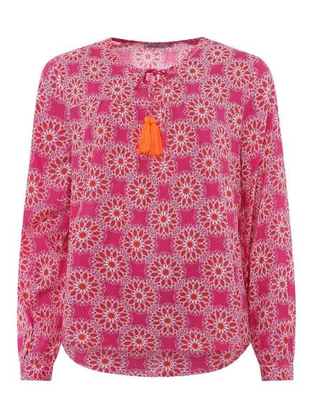 Zwillingsherz Bluzka "Mandala" w kolorze różowym rozmiar: L/XL. Różowe bluzki Zwillingsherz, l, bez wzorów, z wiskozy, bez kołnierzyka, bez ramiączek. Za 83.42 zł.