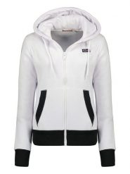 Geographical Norway Bluza "Guderaisin" w kolorze białym rozmiar: S. Białe bluzy Geographical Norway, s, bez wzorów, bez kaptura. Za 79.21 zł.