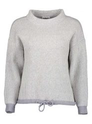 Blue Seven Sweter w kolorze jasnoszarym rozmiar: 40. Szare swetry Blue Seven, bez wzorów, prążkowane, bez ramiączek. Za 79.03 zł.