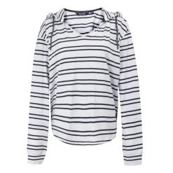 Bluza Z Kapturem Damska Paski W Serek Minerve. Białe bluzy Regatta, xl, bez wzorów, z kapturem. Za 73.99 zł.