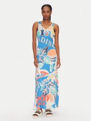 Maaji Sukienka letnia PT2648CLD001 Niebieski Regular Fit. Niebieskie sukienki Maaji, na lato, l, bez wzorów, z wiskozy, bez kołnierzyka, bez ramiączek. Za 319.99 zł.