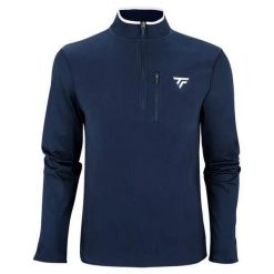 Bluza 1/4 zamka błyskawicznego Tecnifibre. Niebieskie bluzy TECNIFIBRE, bez wzorów, bez kaptura. Za 196.50 zł.