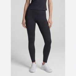 FABLETICS Damskie Legginsy Sportowe Wysoki Stan Oasis PureLuxe. Czarne legginsy FABLETICS, l, bez wzorów, z elastanu, z podwyższonym stanem, na fitness i siłownię. Za 299.99 zł.