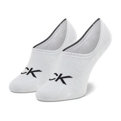 Skarpety stopki damskie Calvin Klein. Białe skarpety Calvin Klein, bez wzorów. Za 29.99 zł.