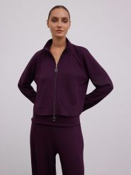 BGN Bluza w kolorze fioletowym rozmiar: 38. Różowe bluzy sportowe BGN, bez wzorów, bez kaptura. Za 147.91 zł.