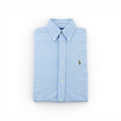 Second life - Koszula damska Polo Ralph Lauren jednolita niebieska - Jak nowy. Niebieskie koszule RALPH LAUREN, l, bez wzorów, eleganckie, bez kołnierzyka, bez ramiączek. Za 212.96 zł.