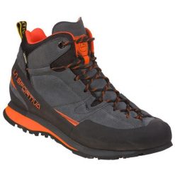 Buty trekkingowe La Sportiva Boulder X GTX Tige Mid. Czarne trekkingi La Sportiva, z gore-texu, trekkingowe. Za 958.43 zł.