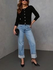 LA Angels Kardigan w kolorze czarnym rozmiar: S. Czarne kardigany LA Angels, s, bez wzorów, ze splotem. Za 152.98 zł.