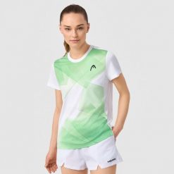 TIE-BREAK T-Shirt Women. Zielone t-shirty Head, s, bez wzorów, bez kołnierzyka, bez ramiączek. W wyprzedaży za 234.00 zł.