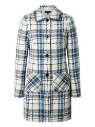 More & More Płaszcz przejściowy w kolorze kremowo-niebieskim rozmiar: 44. Brązowe płaszcze More & More, bez wzorów, bez kaptura. Za 160.96 zł.