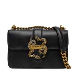 Torebka Just Cavalli. Czarne torebki klasyczne Just Cavalli, bez wzorów, bez dodatków. Za 799.99 zł.