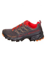 LA SPORTIVA Buty "Akyra" w kolorze antracytowo-czerwonym do biegania rozmiar: 37,5. Czarne obuwie sportowe La Sportiva, z materiału, bez zapięcia, do biegania. Za 361.02 zł.