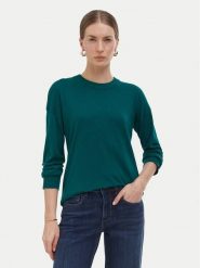 Liu Jo Sweter WF6418 MA16R Zielony ciemny Regular Fit. Zielone swetry Liu Jo, l, bez wzorów, z wełny, bez ramiączek. Za 469.99 zł.