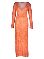 Miss goodlife Sukienka "Power" w kolorze pomarańczowym rozmiar: XL. Pomarańczowe sukienki miss goodlife, xl, bez wzorów, z bawełny, bez kołnierzyka, bez ramiączek, maxi. Za 181.76 zł.