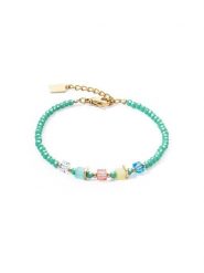 COEUR DE LION Bransoletka z kryształami Swarovski rozmiar: onesize. Zielone bransoletki COEUR DE LION, z kryształem, szklane. Za 208.83 zł.