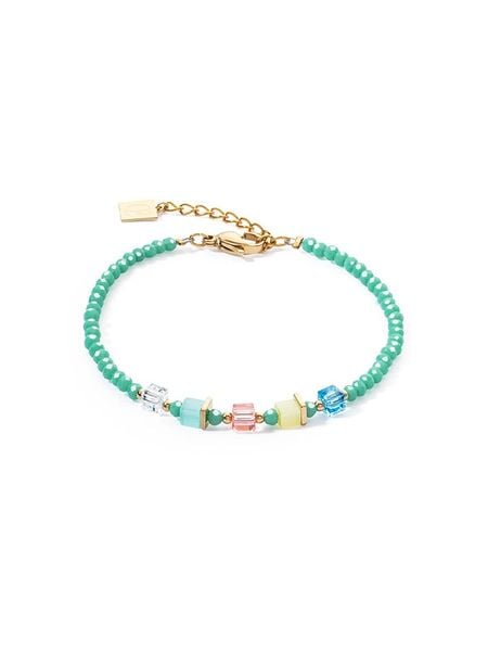 COEUR DE LION Bransoletka z kryształami Swarovski rozmiar: onesize. Zielone bransoletki COEUR DE LION, z kryształem, szklane. Za 164.92 zł.