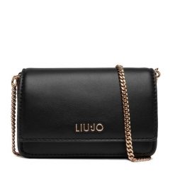 Torebka Liu Jo. Czarne torebki klasyczne Liu Jo, bez wzorów, bez dodatków. Za 339.99 zł.