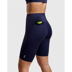 Legginsy do tenisa/padla damskie. Czarne legginsy NORDICDOTS, m, bez wzorów, z elastanu. Za 235.00 zł.