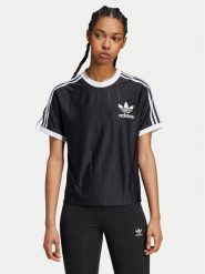 Adidas T-Shirt adicolor 3-Stripes IX5505 Czarny Loose Fit. Czarne t-shirty Adidas, s, bez wzorów, z syntetyku, bez kołnierzyka, bez ramiączek. Za 99.99 zł.