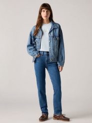 Levi's Dżinsy "724" - Slim fit - w kolorze niebieskim rozmiar: W28/L28. Niebieskie jeansy Levi's®, l, z aplikacjami, z podwyższonym stanem. Za 274.95 zł.