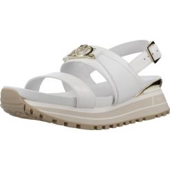 Sandały LIU-JO P010 MAXI WONDER Biały. Białe sandały Liu Jo, bez wzorów, z syntetyku, bez obcasa, bez zapięcia. Za 480.25 zł.