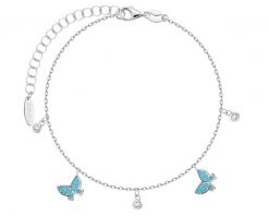 Bransoletka srebrna z cyrkoniami. Szare bransoletki Apart, z cyrkonią, srebrne. Za 149.00 zł.