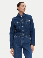 Calvin Klein Jeans Kurtka jeansowa 90's J20J225183 Niebieski Regular Fit. Niebieskie kurtki Calvin Klein Jeans, s, bez wzorów, z bawełny, bez kaptura. Za 239.99 zł.