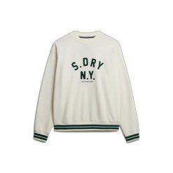 Bluza damska Superdry Country Club Applique. Białe bluzy Superdry, bez wzorów, bez kaptura. Za 327.00 zł.